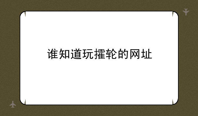 谁知道玩攉轮的网址